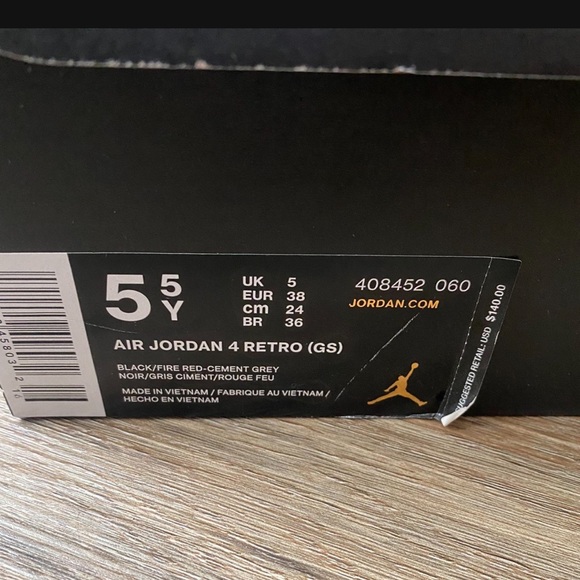 Jordan Retro 4 “Bred” - Picture 3 of 5